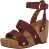 Lucky Brand Women’s Valintina Wedge Sandal(Brownstone)