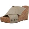 Lucky Brand Women’s Valmai Wedge Sandal(Natural)
