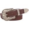 Lucky Brand Women’s Western-Inspired Leather Belt | Classic | American Heritage | Casual | Vintage | Cowboy(Suede Western – Brown)
