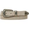 Lucky Brand Women’s Western-Inspired Leather Belt | Classic | American Heritage | Casual | Vintage | Cowboy(Western Suede – Distressed White)