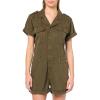 Lucky Brand Womens Women’s Denim Utility Romper(Dark Olive)