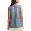 Lucky Brand Womens Women’s Denim Utility Vest