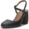 Lucky Brand Women’s Xarissa Block Heel Pump(Black)