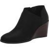 Lucky Brand Women’s Zemlin Wedge Bootie Ankle Boot(Black)