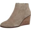 Lucky Brand Women’s Zorla Wedge Bootie Ankle Boot(Dune)