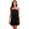 Lucky Brand Womens by The Pool Dress, Casual, Pull On, Beach Cover Ups for Women(Black)
