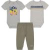Lucky Brand boys 3 Pieces Pant Set(Heather/Shadow)