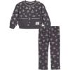 Lucky Brand girls 2 Piece Fleece Fashion Set(Nine Iron)