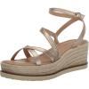 Lucky Brand womens Carolie Espadrille Wedge Sandal(Stardust)