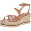 Lucky Brand womens Carolie Espadrille Wedge Sandal(Tan)