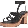 Lucky Brand womens Taiza Platform SandalHeeled Sandal(Black)