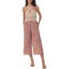 Lucky Brand womens Vintage Jumper, Casual, Wide Leg, Beach Cover Ups for Women(Multicolor)