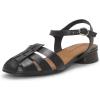 Lucky Brand womens Zilma(Black Leather)