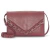 Lucky Ruth Leather Crossbody Bag(Deep Orchid)