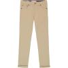 Skinny Fit Stretch Twill Pants, 5-Pocket Style, Zipper Fly & Button Closure(Irish Cream)