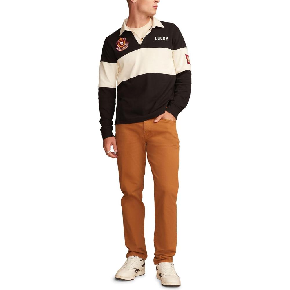 imageLucky Brand Mens 410 Athletic Straight Brushed TwillClover