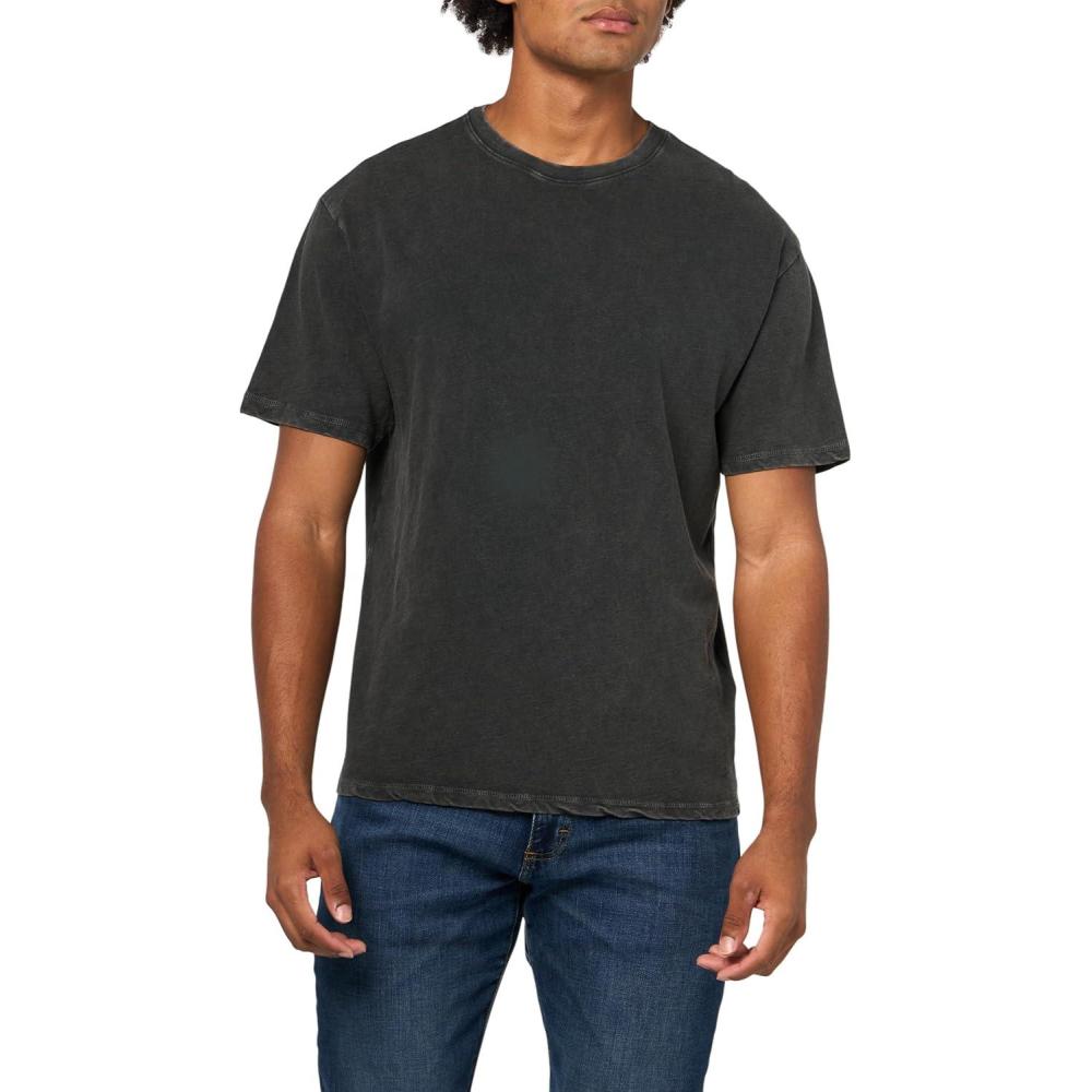 imageLucky Brand Mens Weekend Jersey Relaxed Crew Neck TeeJet Black