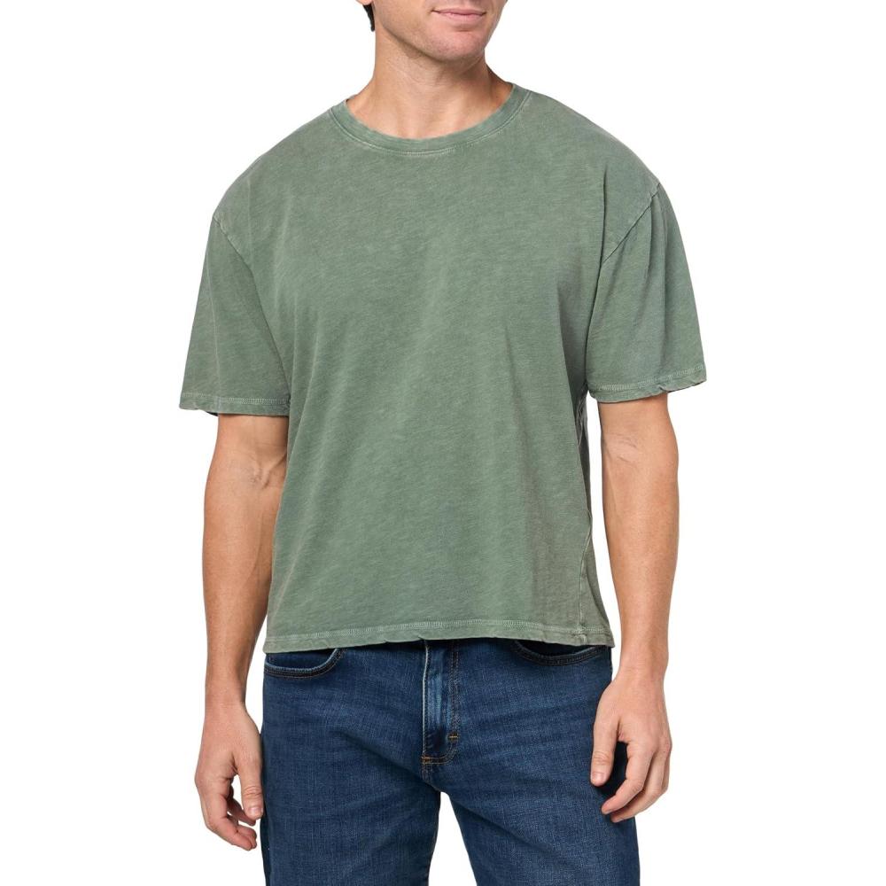 imageLucky Brand Mens Weekend Jersey Relaxed Crew Neck TeeLaurel Wreath