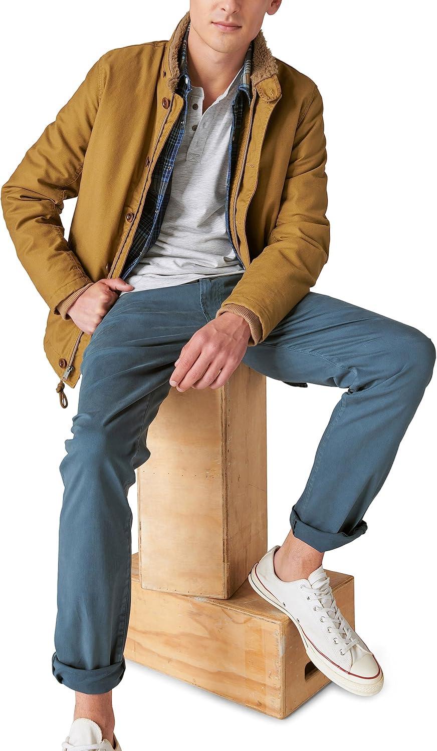 imageLucky Brand Mens 410 Athletic Sateen Stretch JeanOrion Blue