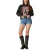 Lucky Brand Women’s Bowie Tour 83 Pullover(Black)