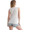 Lucky Brand Women’s Sleeveless V-Neck Cutwork Tank Top(Bright White)