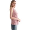 Lucky Brand Women’s Sleeveless V-Neck Cutwork Tank Top(Zephyr)