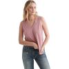 Lucky Brand Women’s Sleeveless V-Neck Cutwork Tank Top(Zephyr)