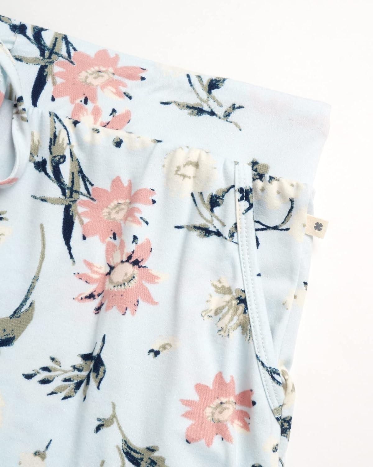 imageLucky Brand Womens 2 Piece Lounge Set Lightweight Soft Pajamas Sleepwear Crossback Tank Top and Sleep ShortsGrey