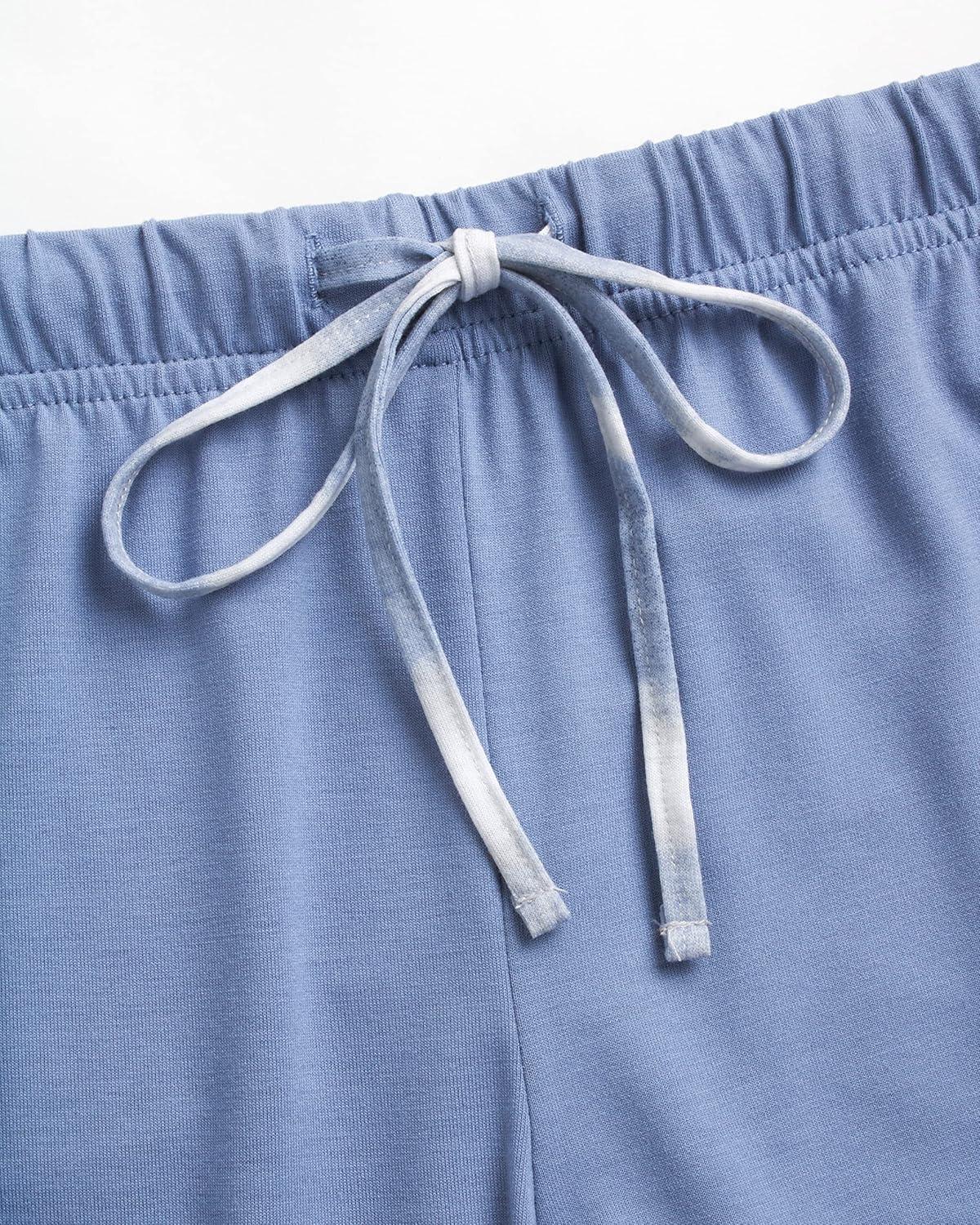 imageLucky Brand Womens Pants Set 3 Piece TShirt Tank Top and Joggers Casual Everyday Loungewear for Women SXLOcean Tie Dye