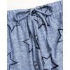 Lucky Brand Women’s 2 Pack Pajama Pants – Hacci Sleep and Lounge Bottoms with Pockets(Stars/Blue Iris)