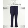 Lucky Brand Women’s 2 Pack Pajama Pants – Hacci Sleep and Lounge Bottoms with Pockets(Stars/Blue Iris)