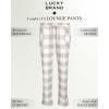 Lucky Brand Women’s 2 Pack Pajama Pants – Hacci Sleep and Lounge Bottoms with Pockets(White/Black)