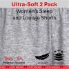 Lucky Brand Women’s Pajama Bottoms – Ultra-Soft 2 Pack Sleep and Lounge Sweat Shorts, Cortos de Pijama para Mujer(Pink/Blue Plaid)