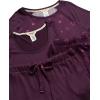 Lucky Brand Women’s Pajama Set – 4 Piece Sleep Shirt, Tank Top, Pajama Pants, Lounge Shorts (S-XL)(Maroon Stars)