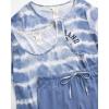 Lucky Brand Women’s Pants Set, 3 Piece T-Shirt, Tank, Top, and Joggers, Casual Everyday Loungewear for Women (S-XL)(Ocean Tie Dye)