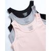 Lucky Brand Women’s Tank Top – 3 Pack Stretch Cotton Scoop Neck Ribbed Sleeveless T-Shirt, Camiseta sin Mangas para Mujer(Light Pink)