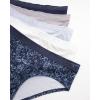 Lucky Brand Women’s Underwear – 5 Pack Microfiber Hipster Briefs (S-XL)(Blue Iris/Gardenia/Silver Sconce/Blue/Multi)