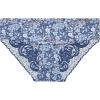 Lucky Brand Women’s Underwear – Microfiber Lace Hipster Briefs (3 Pack)(Indigo/Blue/Silver Scone)