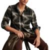Lucky Brand Men’s Brushed Jersey Shirt(Black Multi)