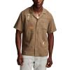 Lucky Brand Men’s Fender Club Short Sleeve Shirt(Dusty Olive)