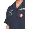 Lucky Brand Men’s Ford Mechanic Short Sleeve Shirt(Blue Nights)