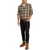 Lucky Brand Men’s Herringbone Humboldt(Green Plaid)