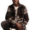 Lucky Brand Men’s Jacquard Humboldt Long Sleeve Overshirt(Multi)