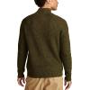 Lucky Brand Mens NEP 1/4 Mock Neck Sweater(Olive Night)