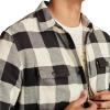 Lucky Brand Men’s Plaid Cloud Soft Flannel(Black Multi)