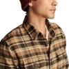 Lucky Brand Men’s Plaid Cloud Soft Flannel(Brown Multi)