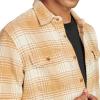 Lucky Brand Men’s Plaid Cloud Soft Flannel(Cream Multi)