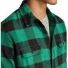 Lucky Brand Men’s Plaid Cloud Soft Flannel(Green Multi)