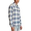Lucky Brand Men’s Plaid Cloud Soft Flannel(Light Blue Multi)