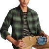 Lucky Brand Men’s Plaid Cloud Soft Flannel(Olive Multi)